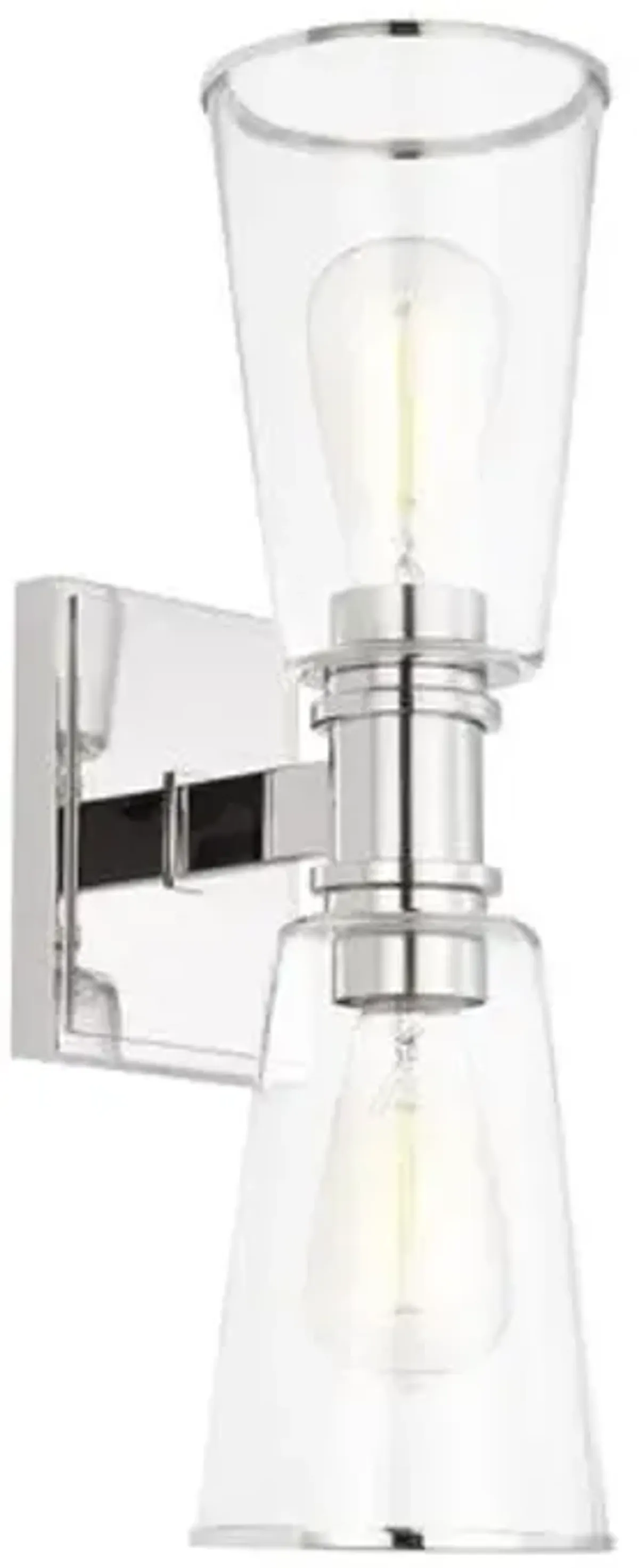 Visual Comfort - Alessa 2-Light Linear Vanity Wall Sconce - Clear