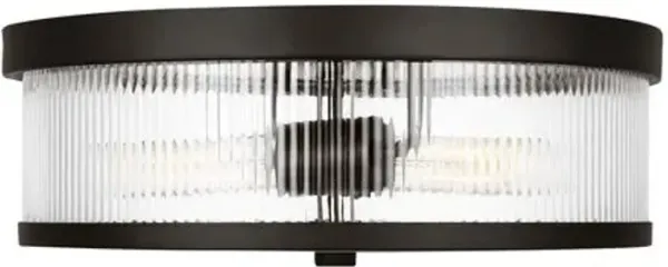 Visual Comfort - Geneva Flush Mount - Black