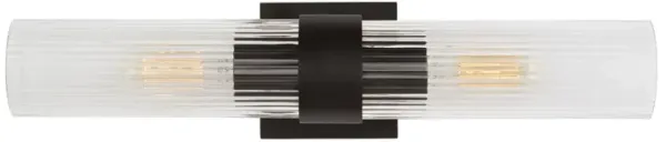 Visual Comfort - Geneva Linear Sconce - Black