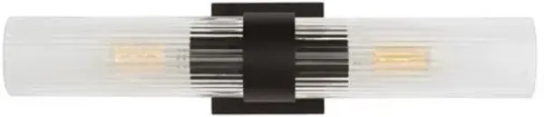 Visual Comfort - Geneva Linear Sconce - Black