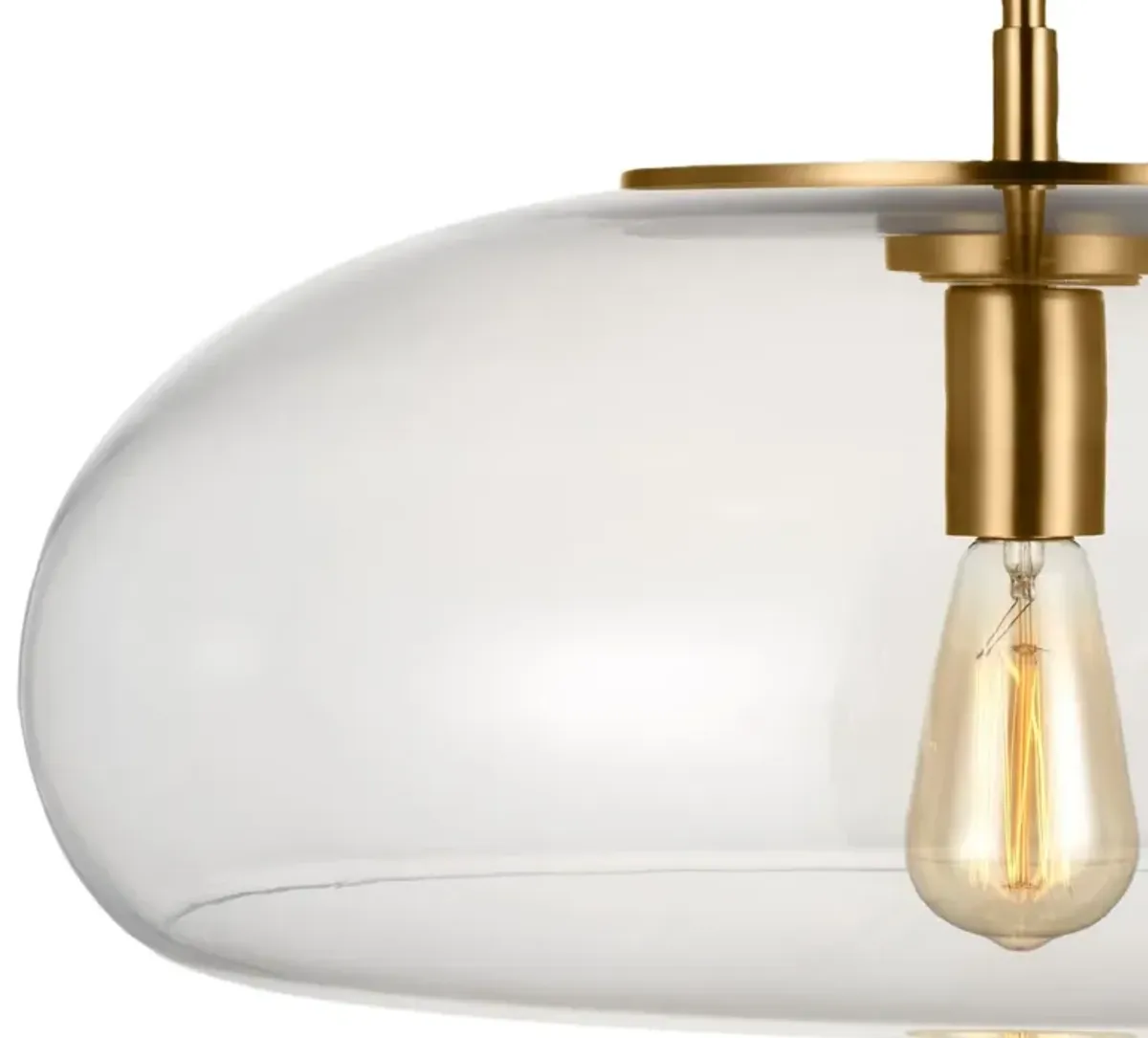 Visual Comfort - Largo Extra Large Pendant - Burnished Brass - Gold