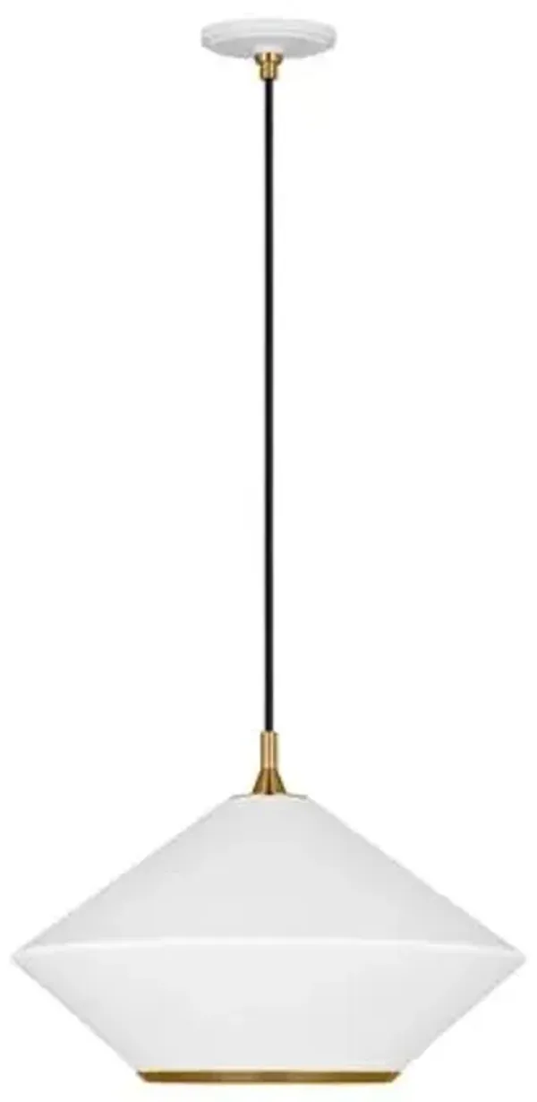 Visual Comfort - Stanza Extra Large Pendant - White