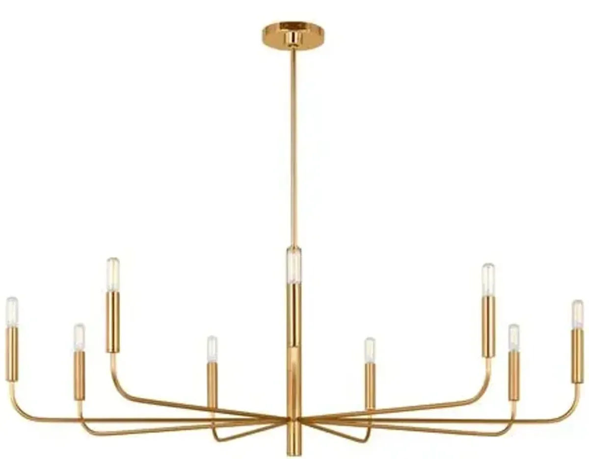 Visual Comfort - Brianna Wide Chandelier - Gold