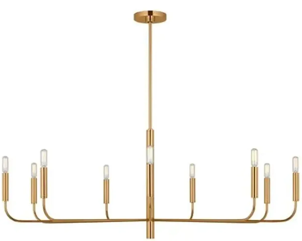 Visual Comfort - Brianna Wide Chandelier - Gold