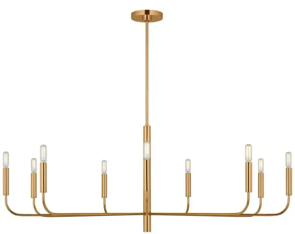 Visual Comfort - Brianna Wide Chandelier - Gold