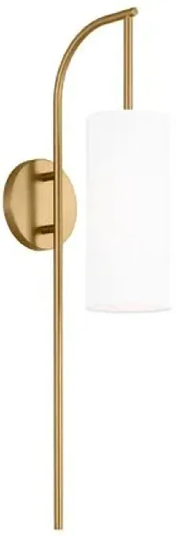 Visual Comfort - Lowell Task Sconce - White