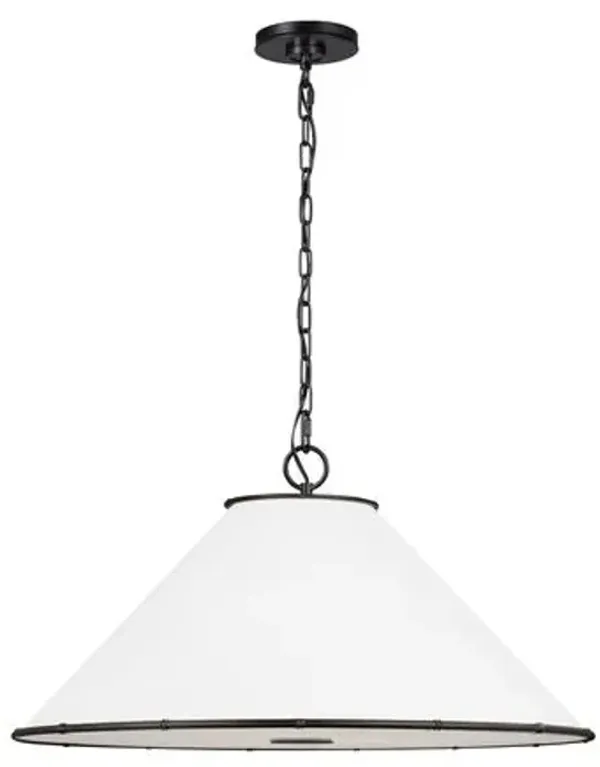 Visual Comfort - Aldric Large Pendant - Black