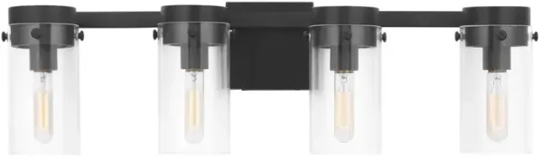 Visual Comfort - Garrett 4-Light Vanity - Clear