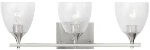 Visual Comfort - Toffino 3-Light Vanity - Clear Crackle Glass
