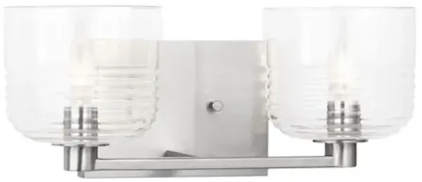 Visual Comfort - Lochdale Medium 2-Light Vanity - Clear