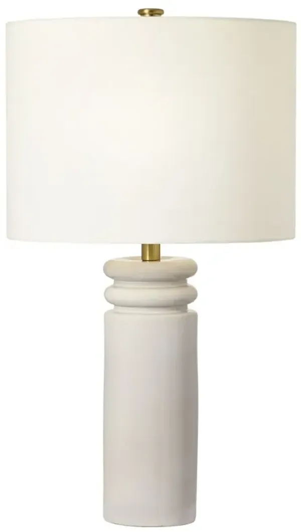 Visual Comfort - Feikudo Medium Table Lamp - Handcrafted - White
