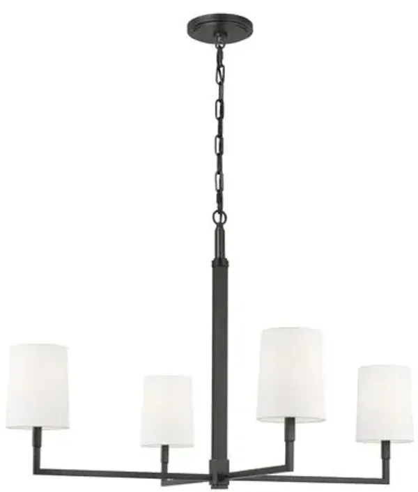 Visual Comfort - Danica Chandelier - Black