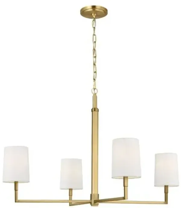 Visual Comfort - Danica Chandelier - White