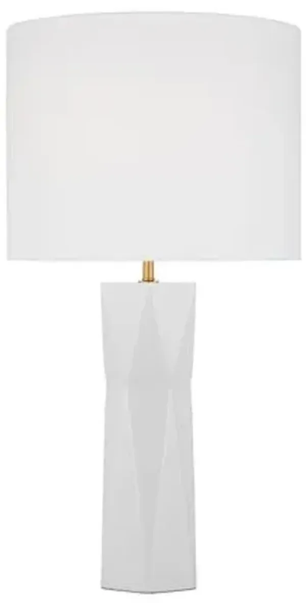 Visual Comfort - Fernwood Medium Table Lamp - White