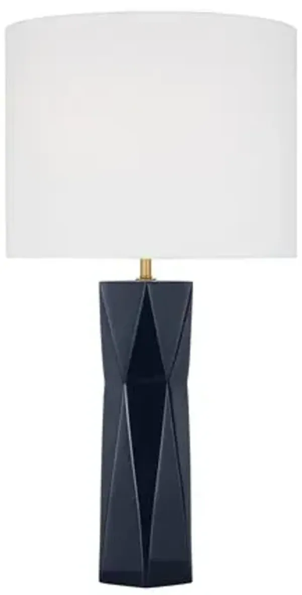 Visual Comfort - Fernwood Medium Table Lamp - Blue