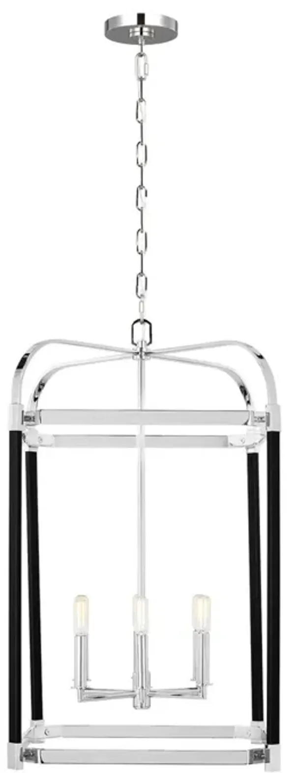 Visual Comfort - Hadley Large Lantern - Silver