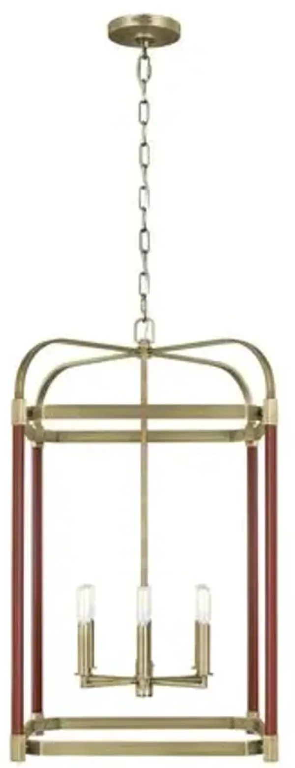 Visual Comfort - Hadley Large Lantern - Gold