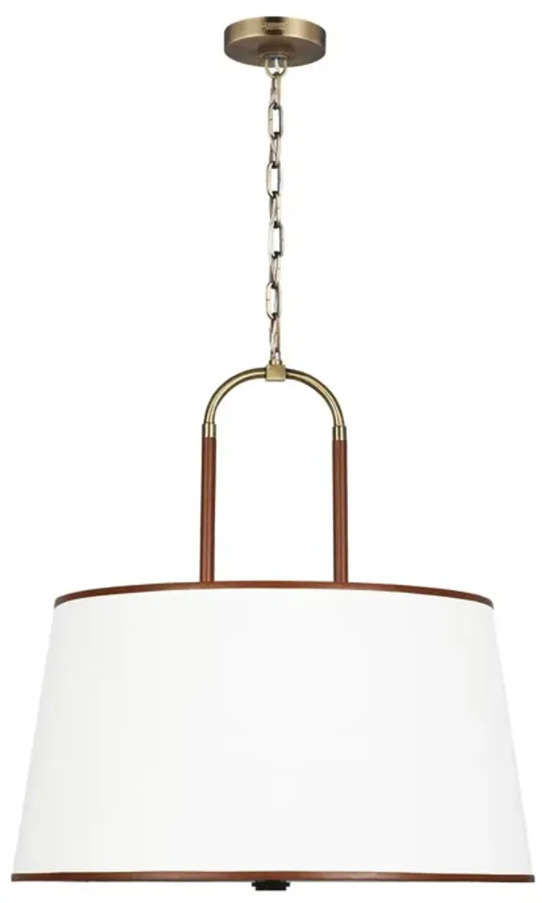 Visual Comfort - Katie Pendant - Time Worn Brass - Multi