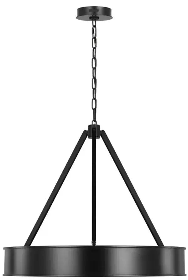 Visual Comfort - Leonard Chandelier - Aged Iron - Black