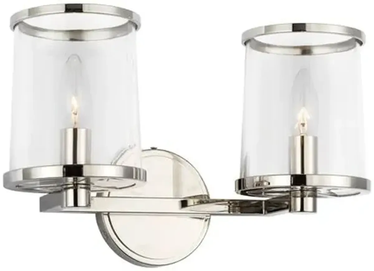 Visual Comfort - Reynolds Vanity - Clear