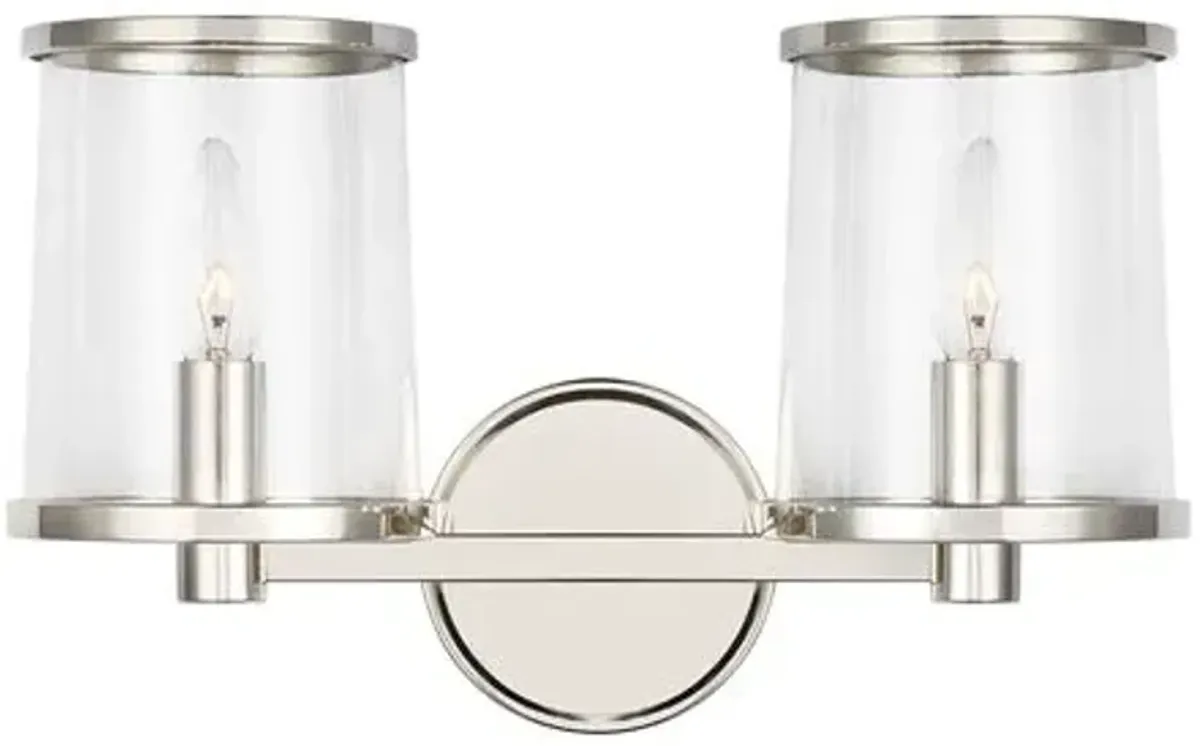 Visual Comfort - Reynolds Vanity - Clear