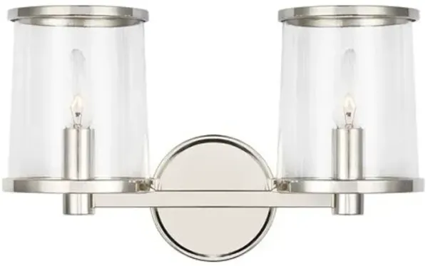 Visual Comfort - Reynolds Vanity - Clear
