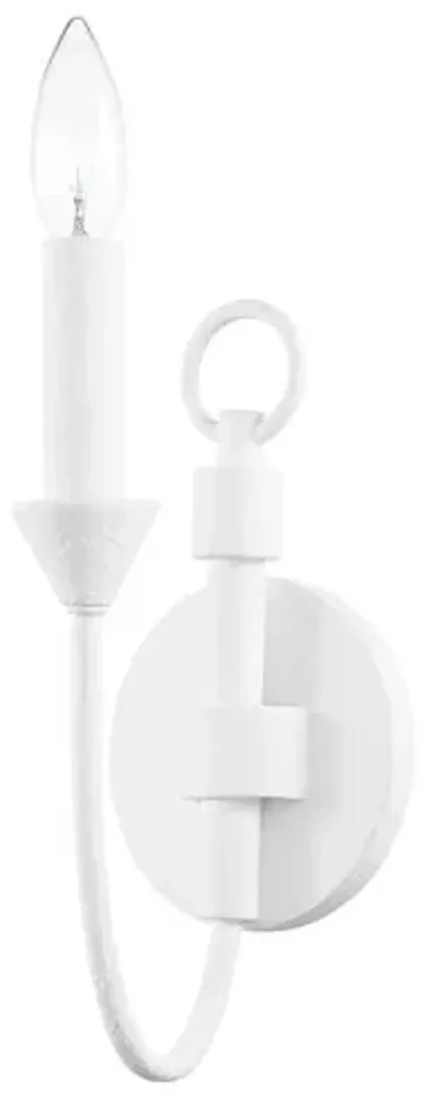 Cate Wall Sconce - Troy Lighting - White