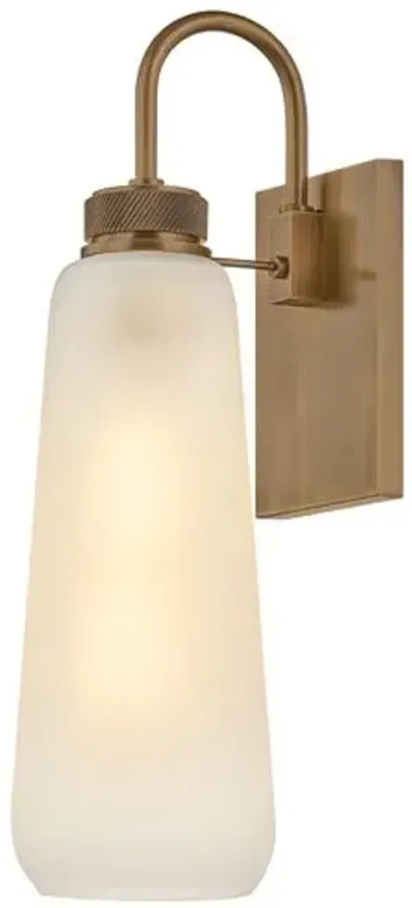 Gulliver Steel Wall Sconce - Patina Brass - Troy Lighting - Gold