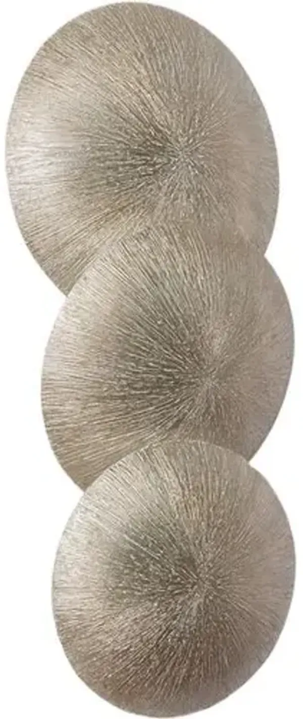 Reef Iron Wall Sconce - Silver Leaf - Troy Lighting