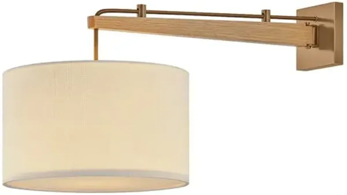 Mailo Steel Wall Sconce - Patina Brass - Troy Lighting - Gold