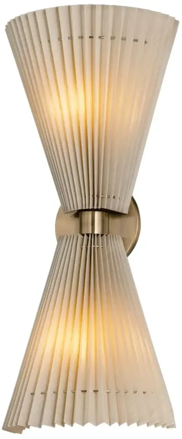 Dell Wall Sconce - Patina Brass - Troy Lighting - Gold