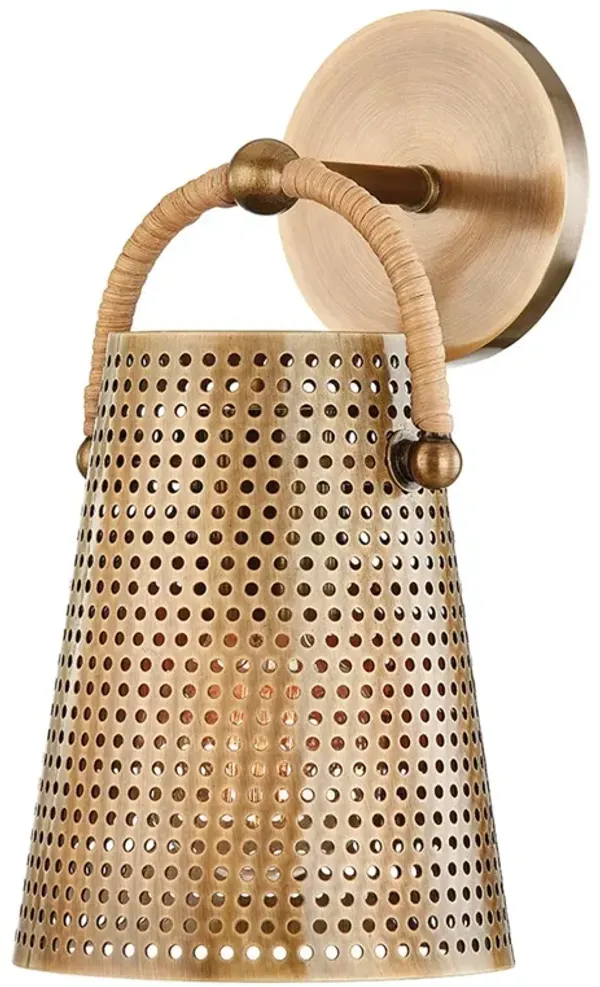 Nile Steel Wall Sconce - Patina Brass - Troy Lighting - Gold