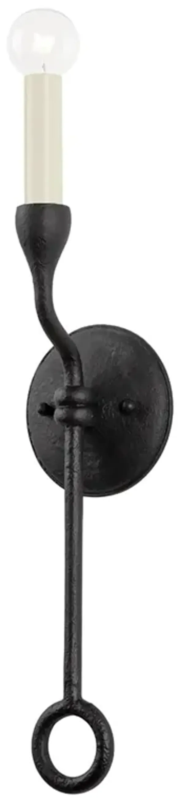 Orson Steel Wall Sconce - Troy Lighting - Black