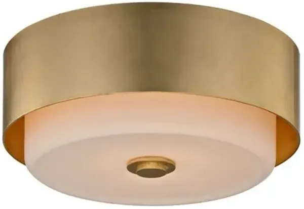 Allure Round Flush Mount - Gold Leaf - Troy Lighting