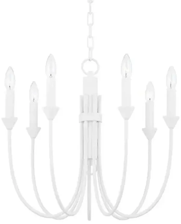 Cate Chandelier - Troy Lighting - White