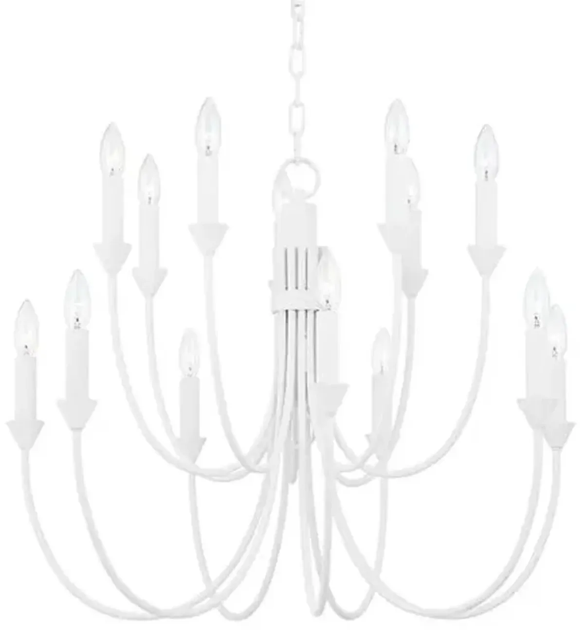 Cate Chandelier - Troy Lighting - White