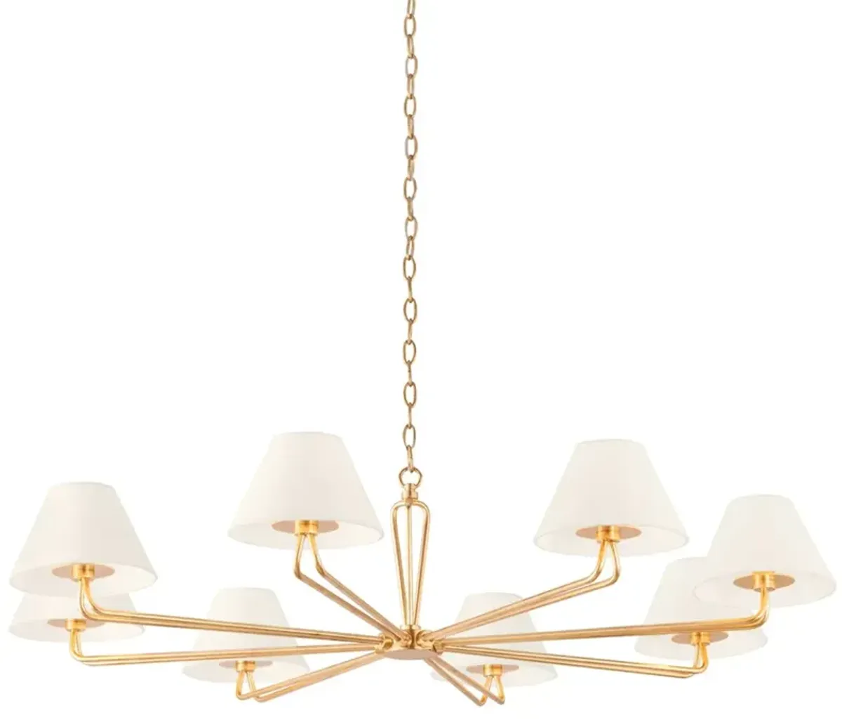 Ozias Chandelier - Vintage Gold Leaf - Troy Lighting
