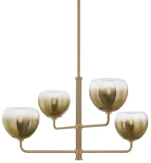 August Chandelier - Patina Brass - Troy Lighting - Gold