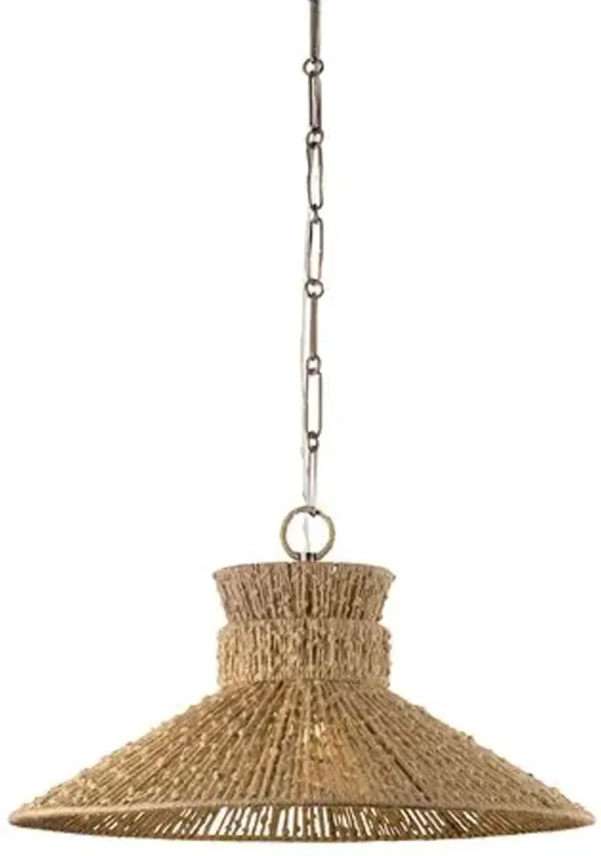 Raphael Jute Pendant - Patina Brass - Troy Lighting - Brown