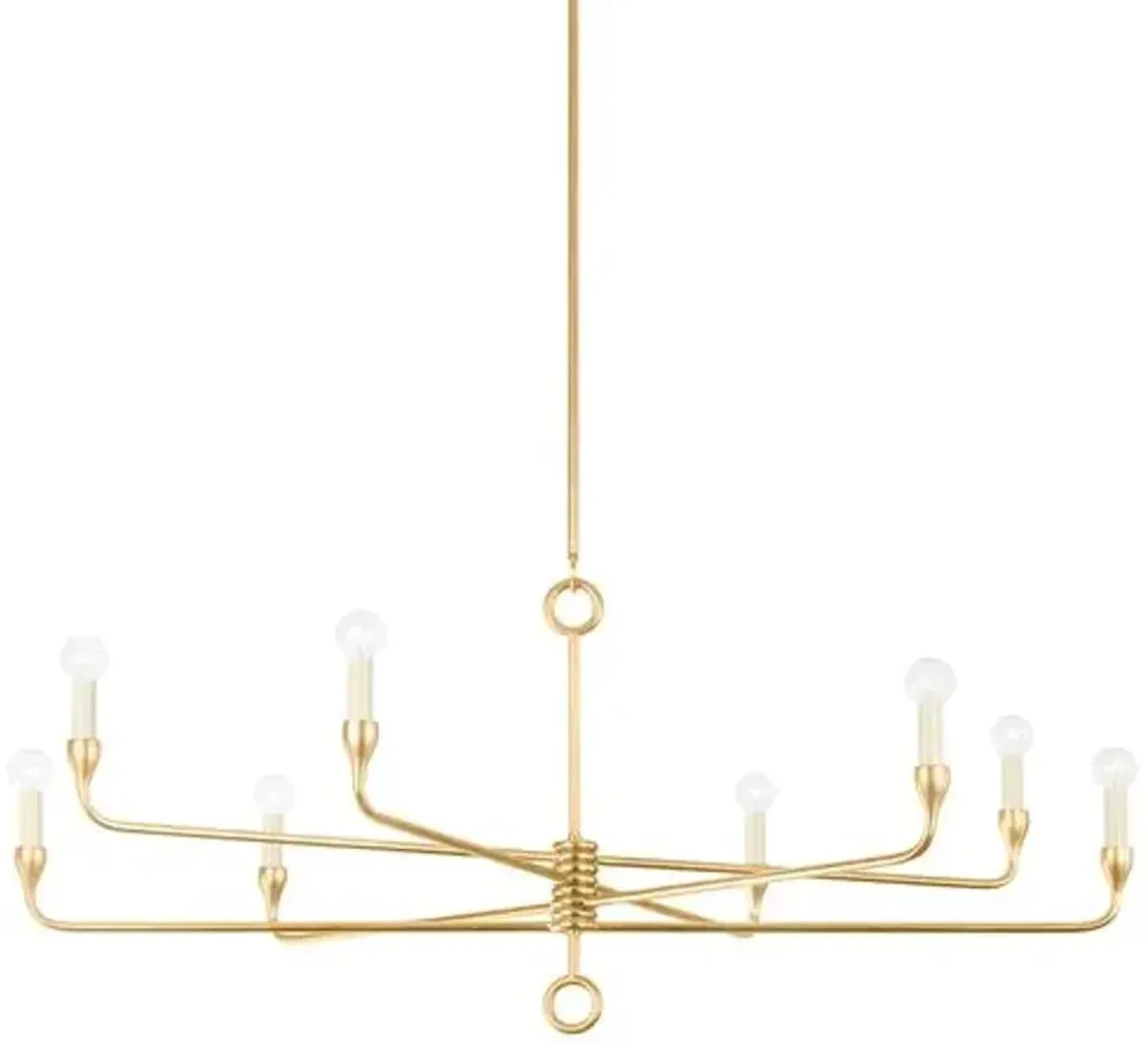 Orson Steel Chandelier - Troy Lighting - Gold