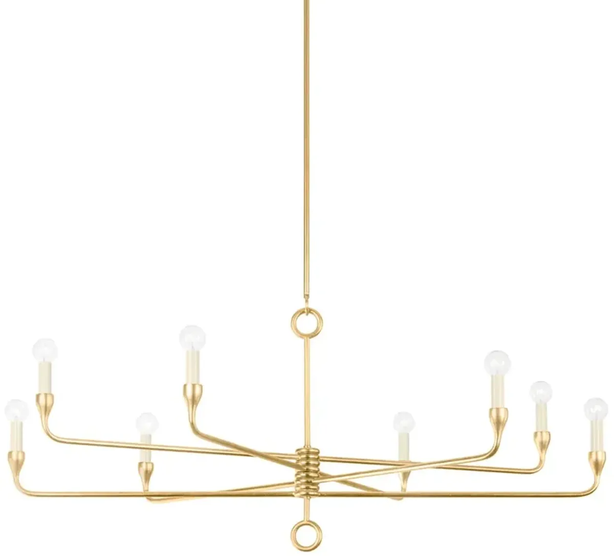 Orson Steel Chandelier - Troy Lighting - Gold