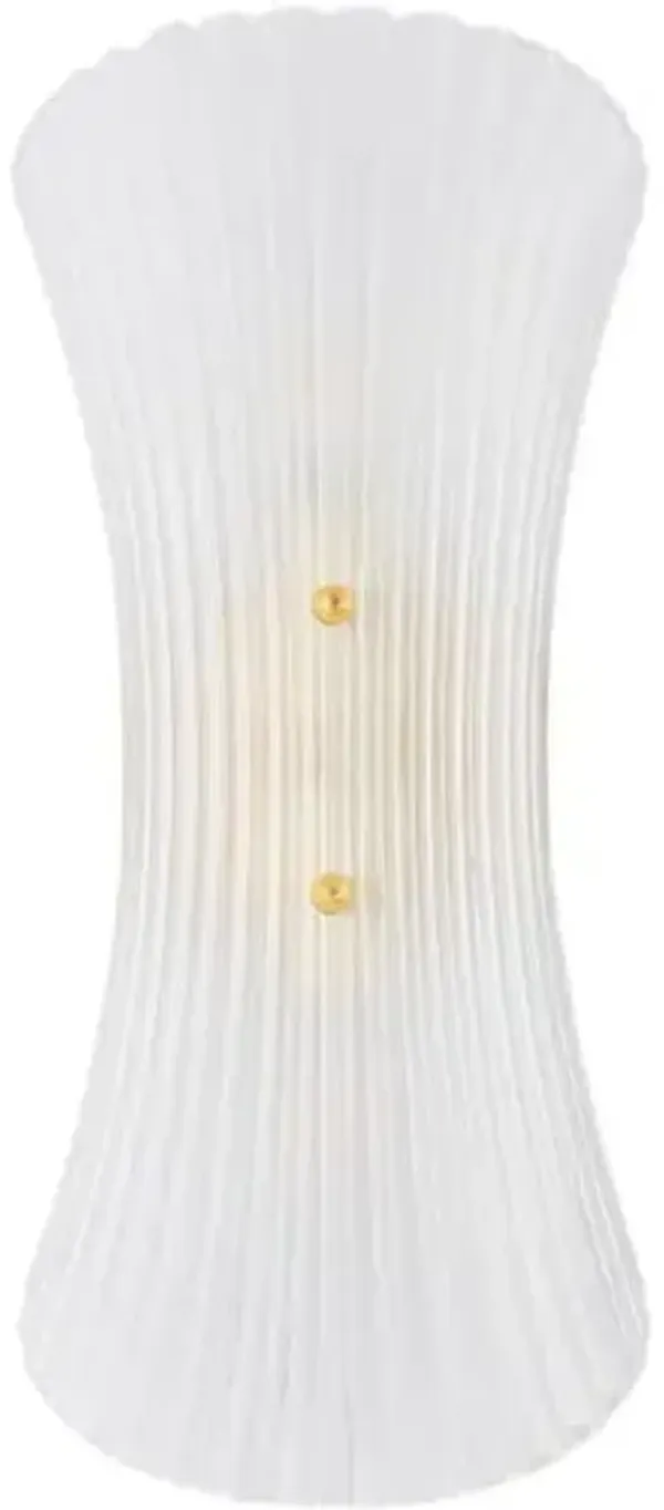 Esmae Wall Sconce - Aged Brass - Gold