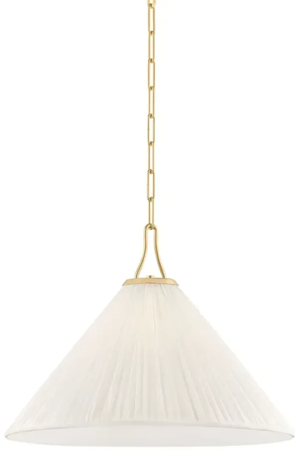 Sevan Pendant - Aged Brass - Gold