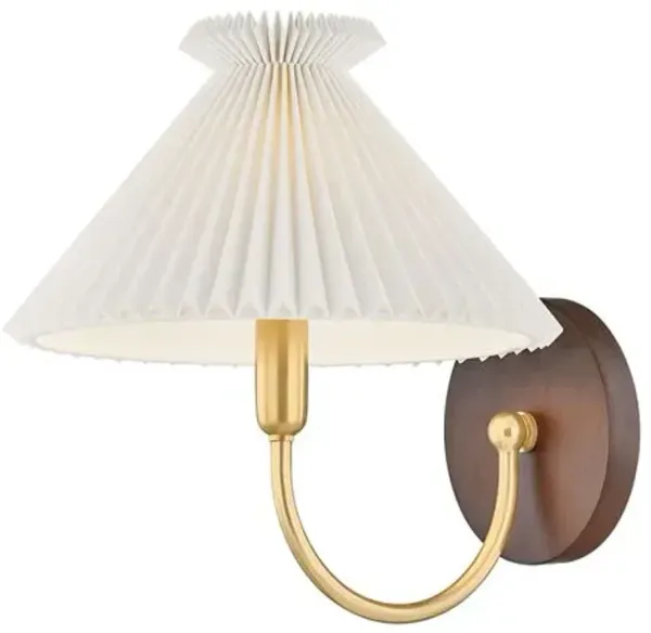 Thalia Wall Sconce - Aged Brass - Gold