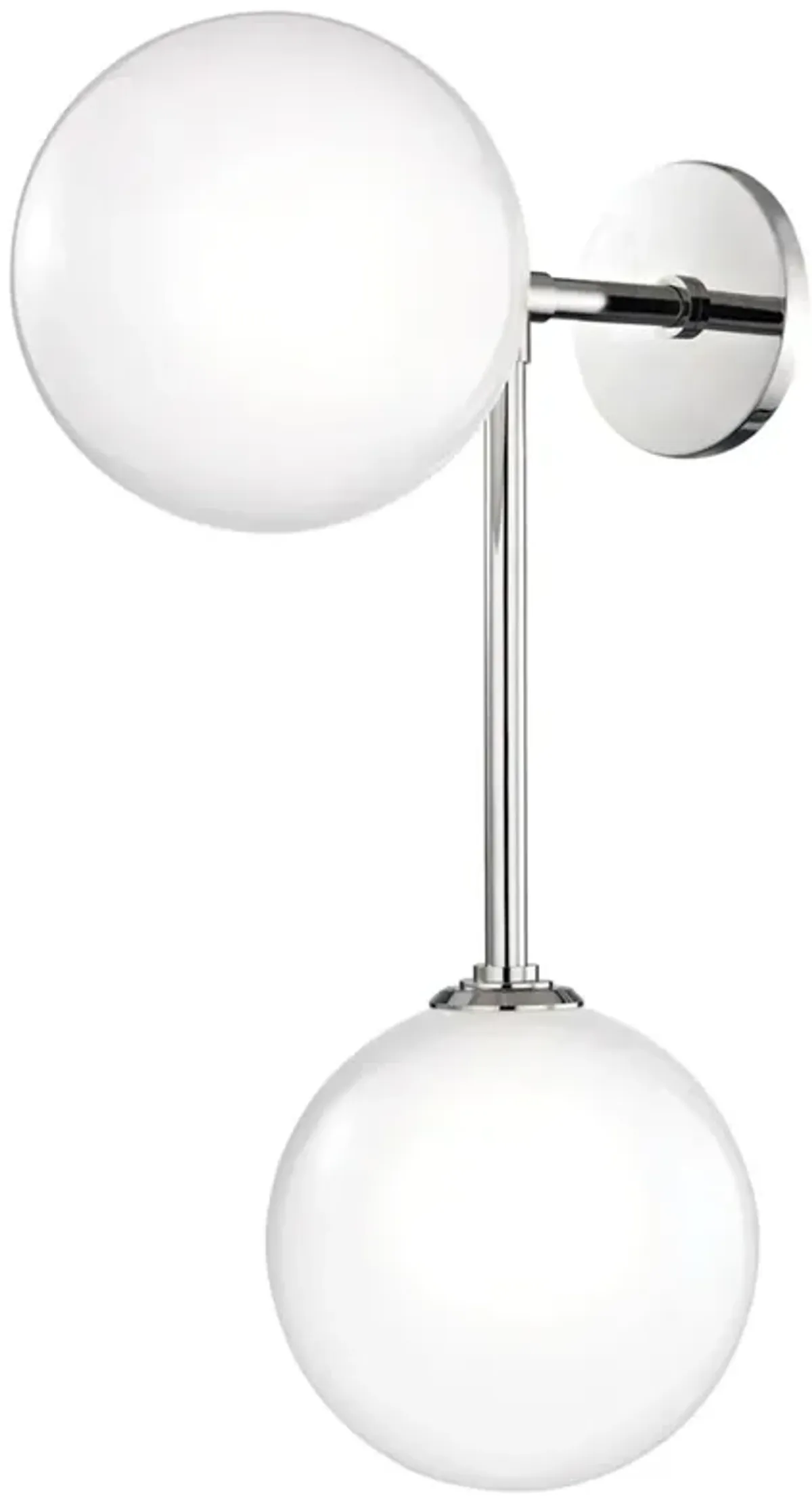 Islanna Steel Wall Sconce - Silver