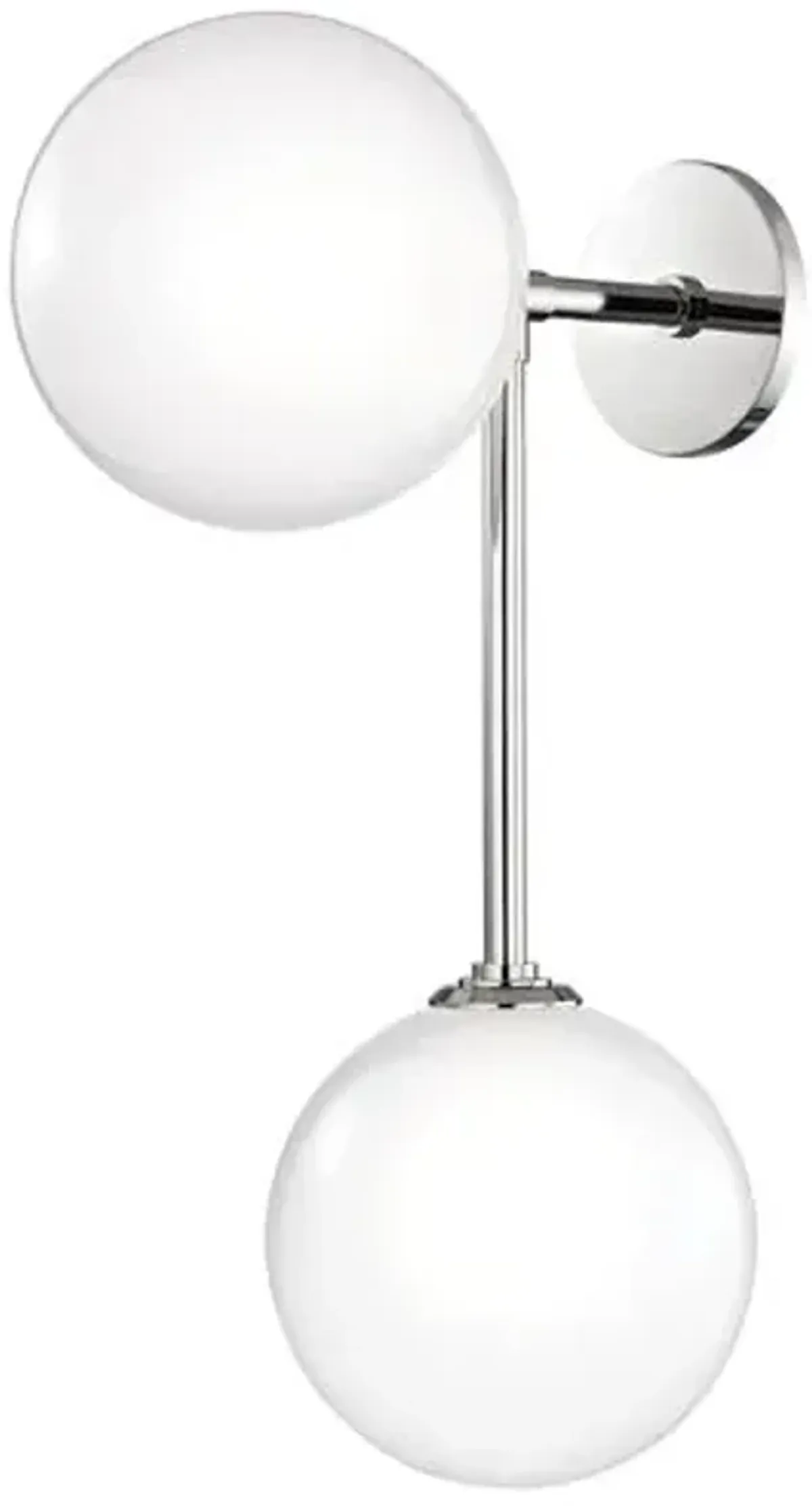 Islanna Steel Wall Sconce - Silver