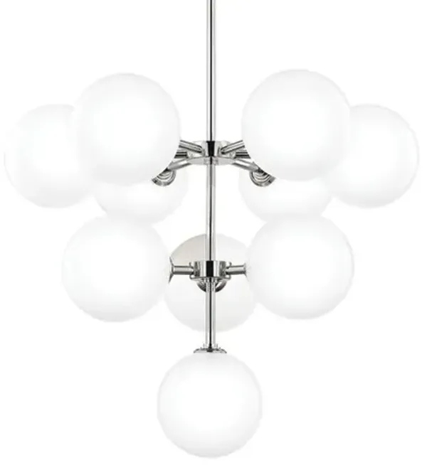 Islanna Steel Chandelier - Silver