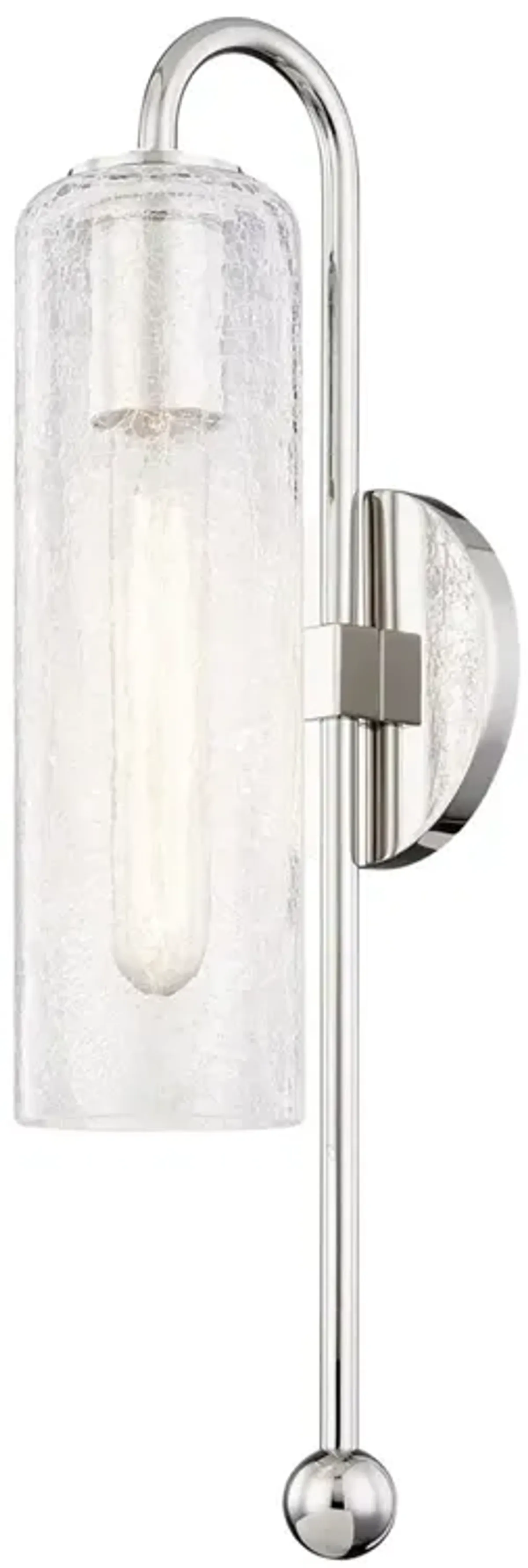 Amarin Steel Wall Sconce - Silver