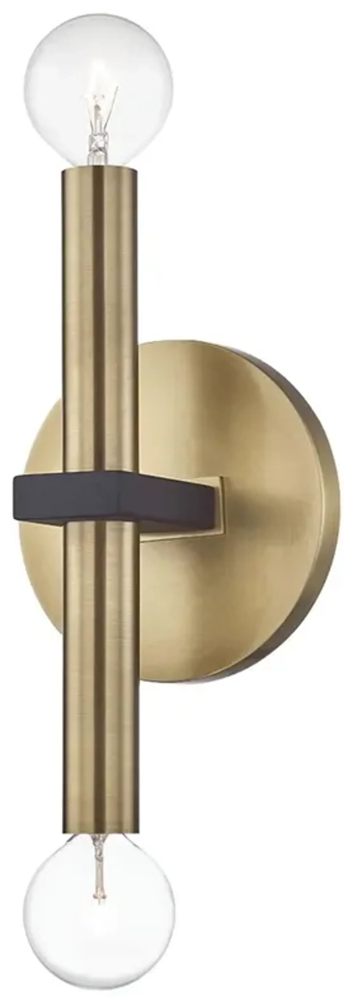 Anara Steel Wall Sconce - Black