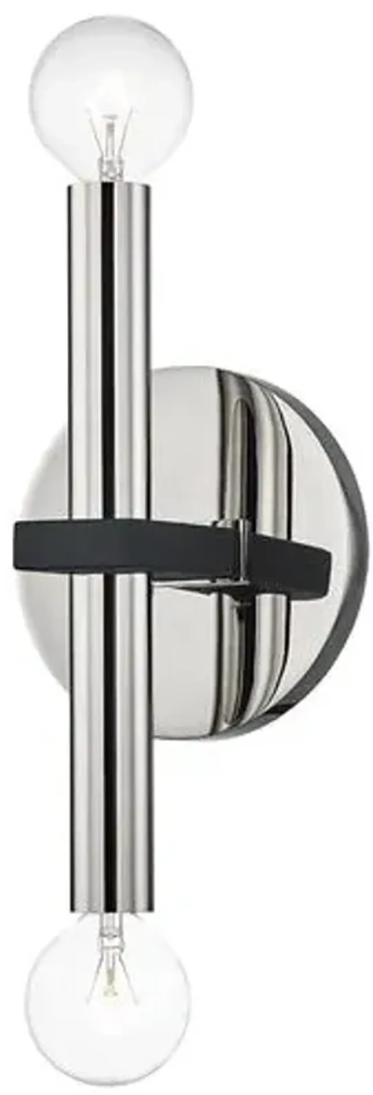 Anara Steel Wall Sconce - Black